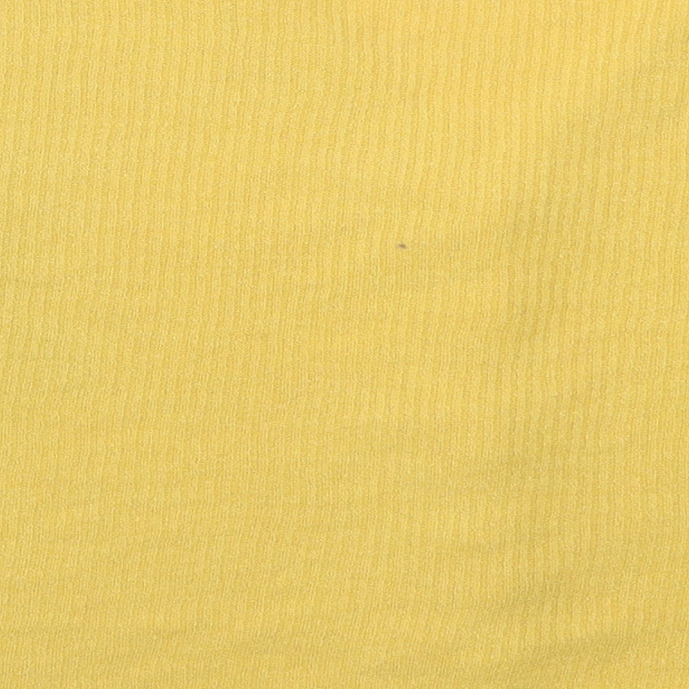 Womens UK Size M New Look Yellow Cardigan Jumper