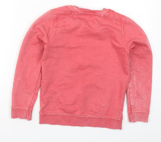 Minoti Boys Pink Pullover Sweatshirt Size 7-8 Years - Eagle Lake
