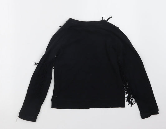 H&M Girls Blue Pullover Jumper Size 7-8 Years
