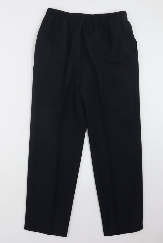 Womens UK Size 10 Marks and Spencer Regular Fit Blue Trousers