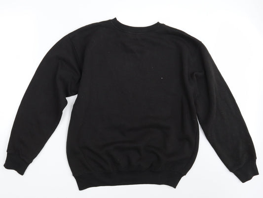 Preworn Mens Black Pullover Jumper One Size