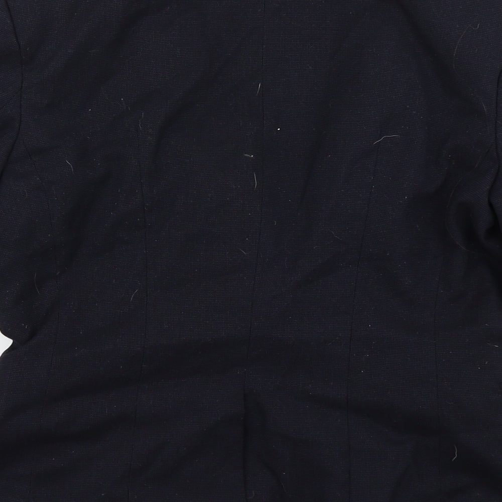 H&M Womens Blue Jacket Blazer Size 8