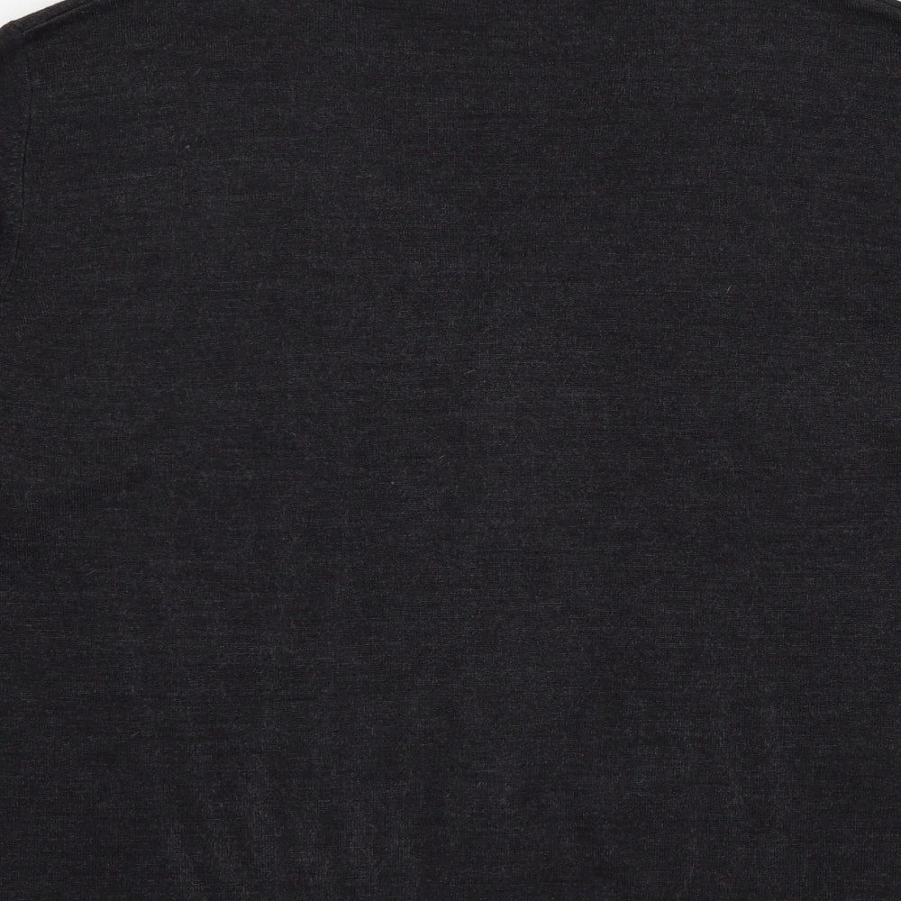 Atlantic Bay Womens Grey Knit Cardigan Jumper Size L