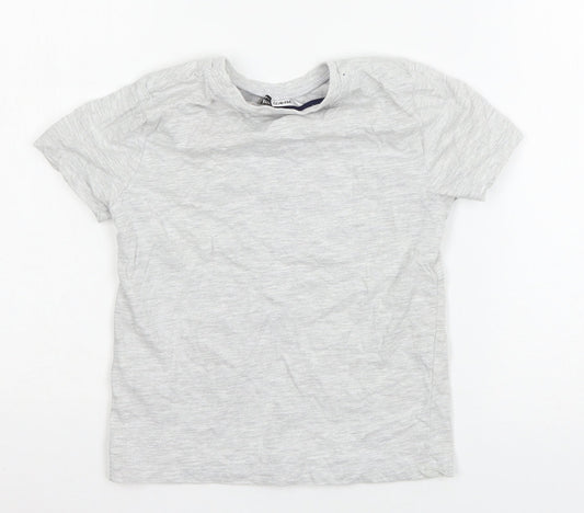 PEP & CO Boys Grey Jersey Basic T-Shirt Size 5-6 Years - Born to play