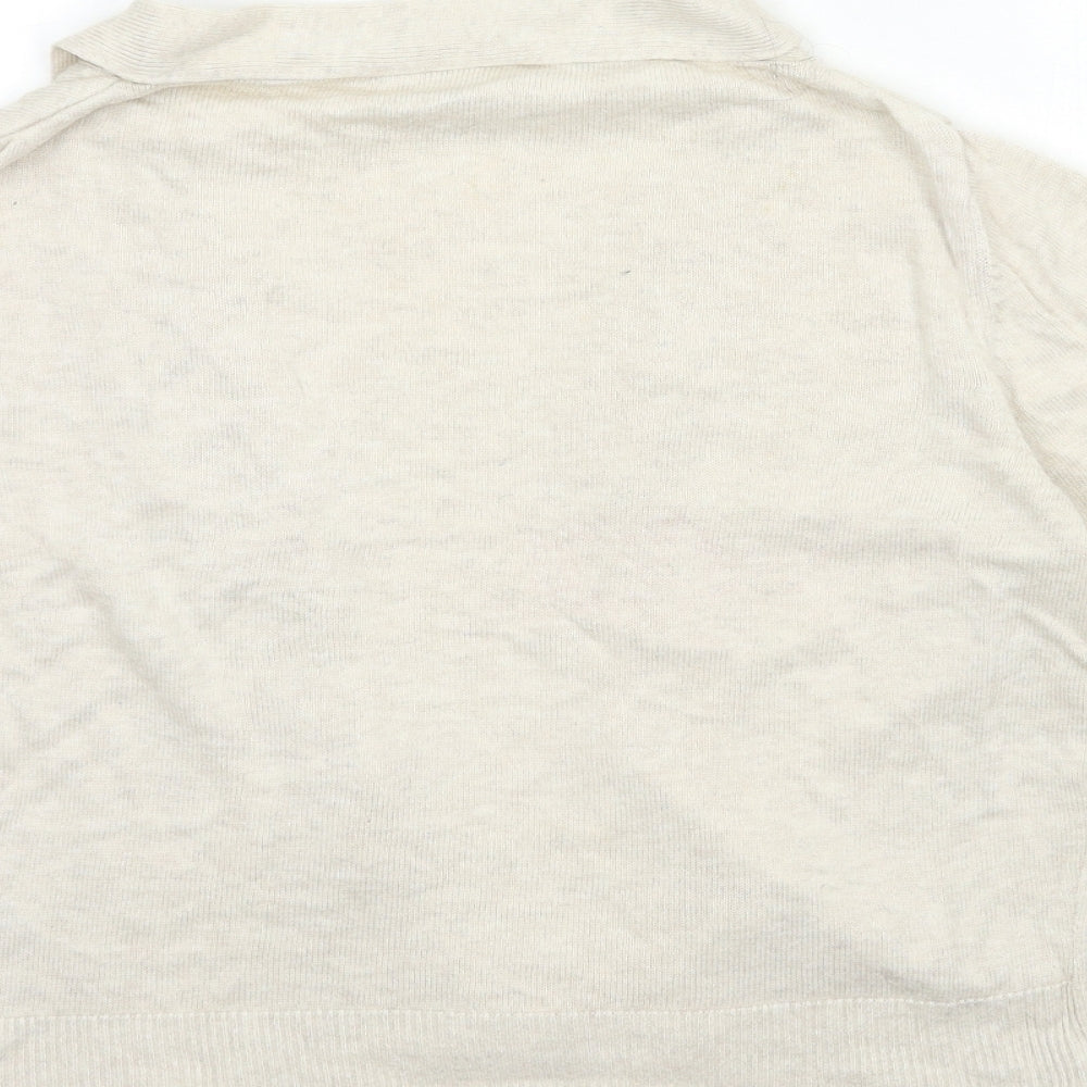 Womens UK Size S Wallis Beige Cardigan Jumper
