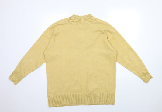 Womens UK Size M Papaya Beige Pullover Jumper