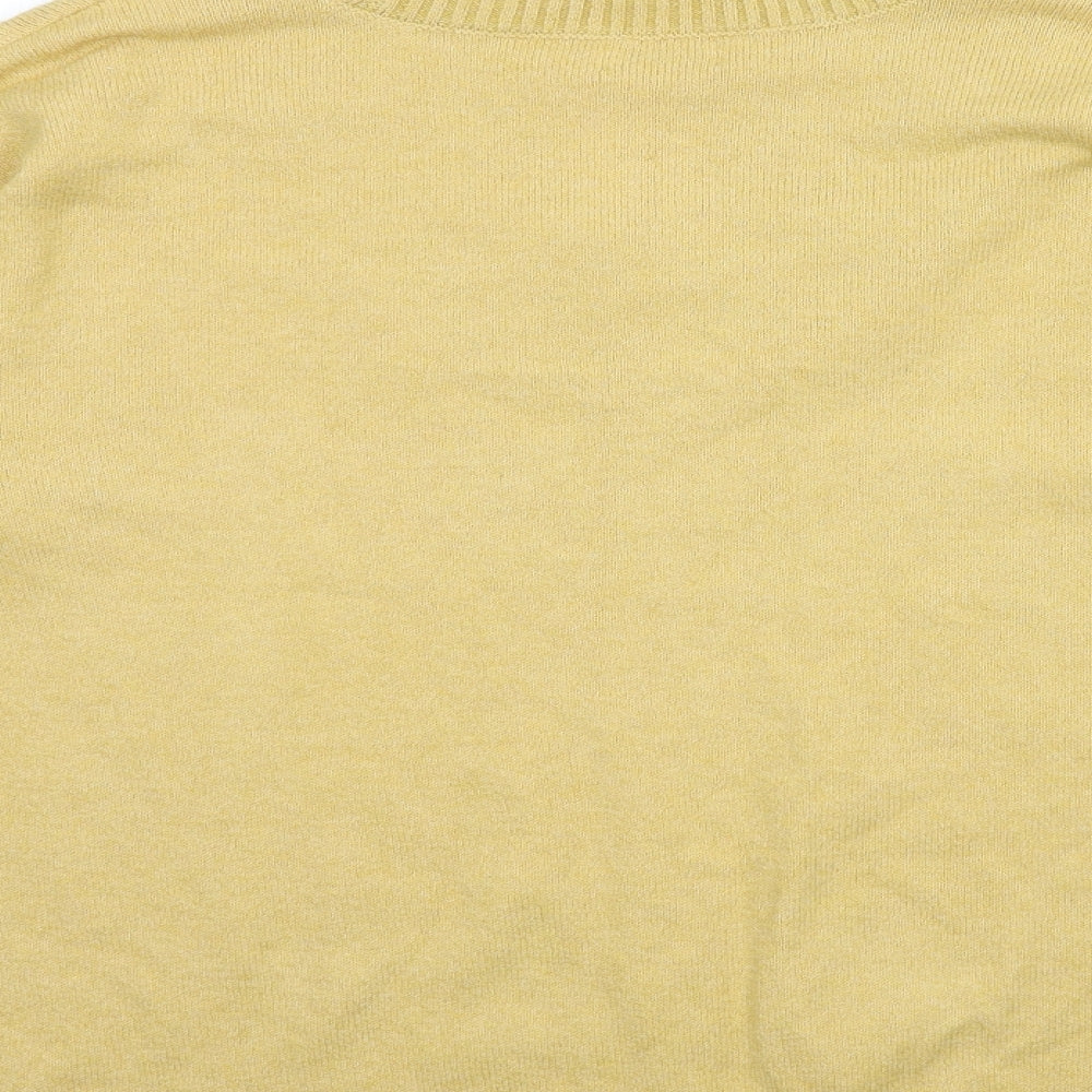Womens UK Size M Papaya Beige Pullover Jumper