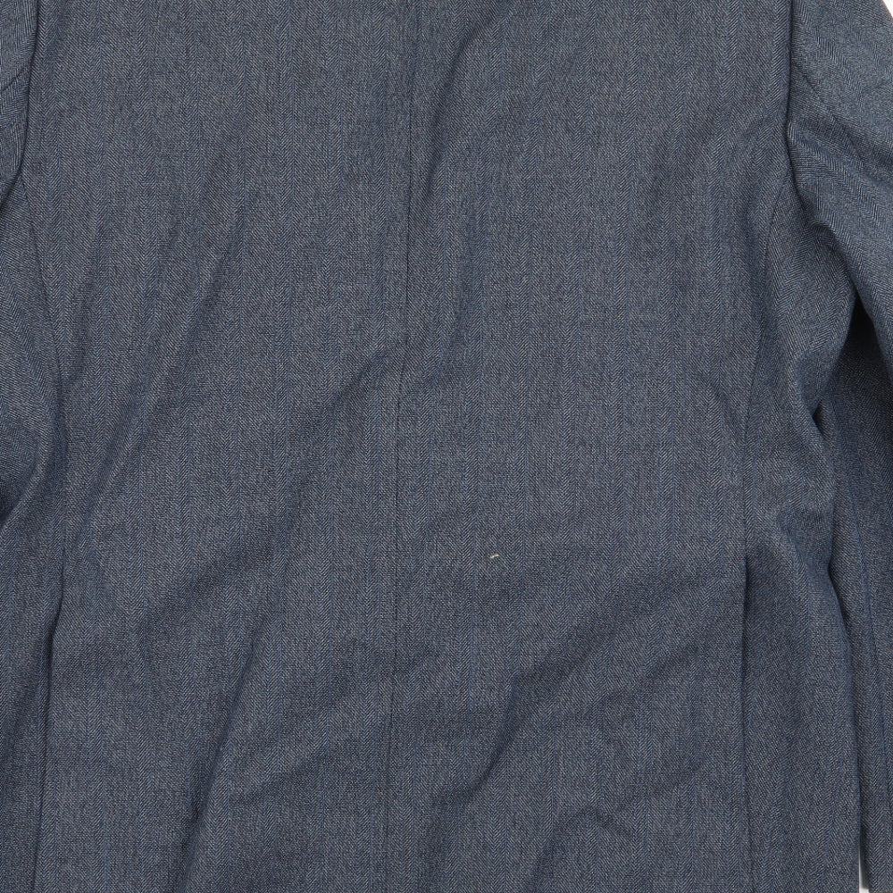 Mens UK Size M varteks Regular Blue Suit Jacket