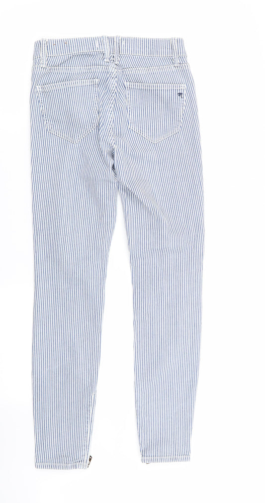 Madewell Womens Multicoloured Striped Skinny Jeans Size 24 in L29 in