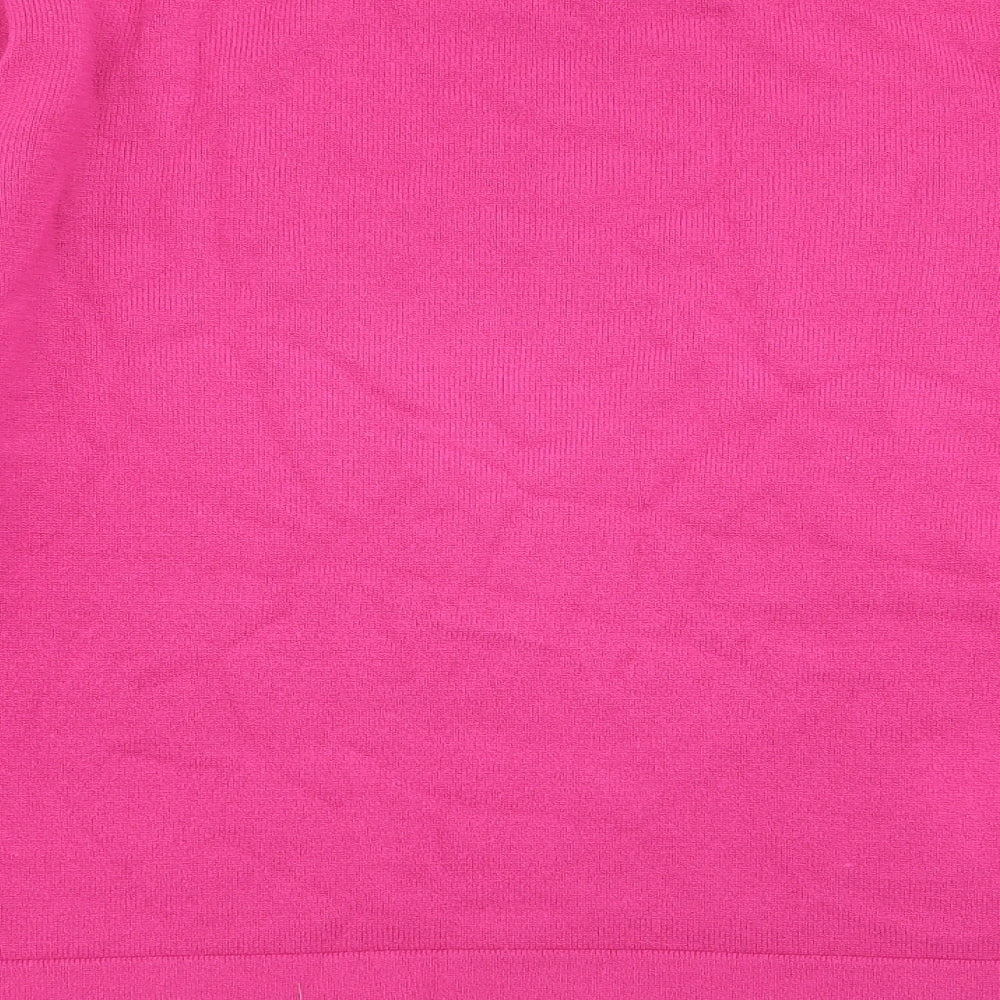 Womens UK Size S BM Pink Pullover Jumper