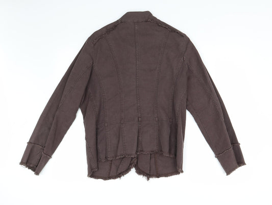 Evans Womens Brown Jacket Size 16