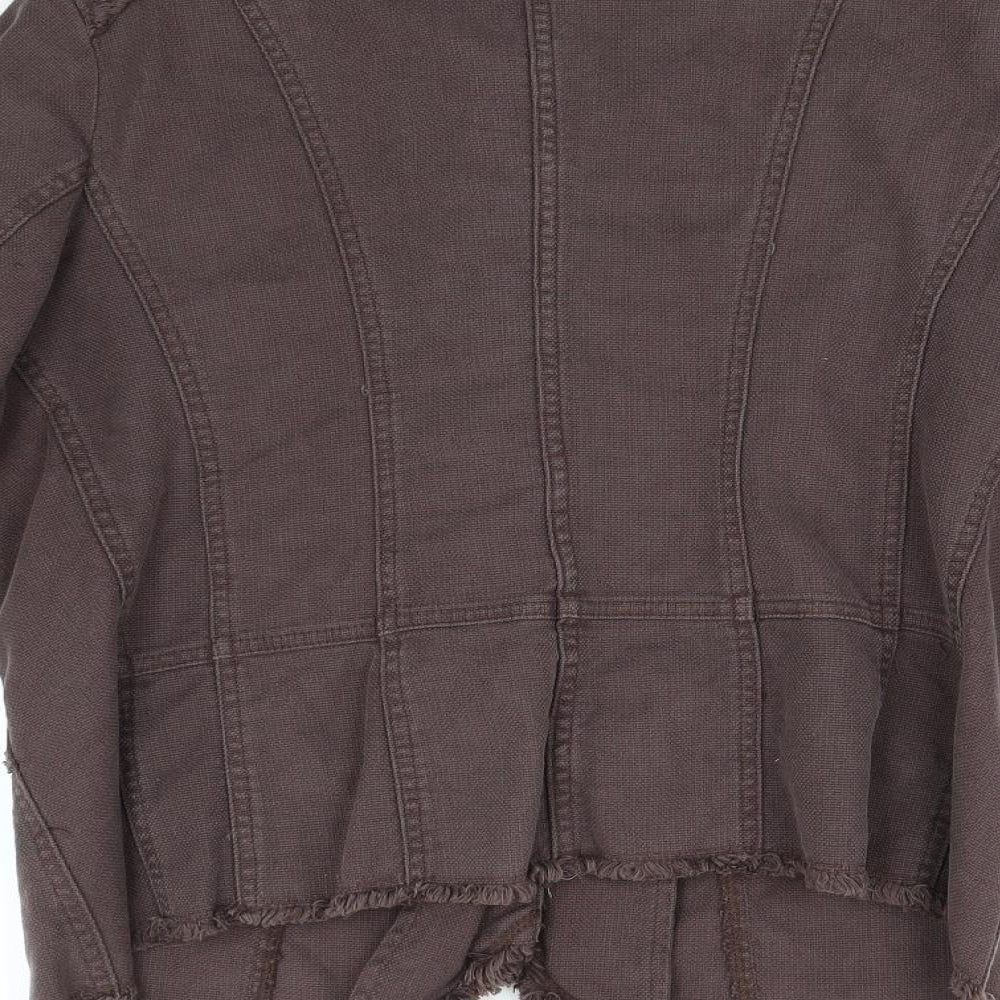 Evans Womens Brown Jacket Size 16