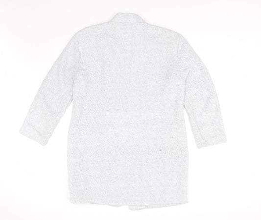 George Womens Blue Overcoat Coat Size 12