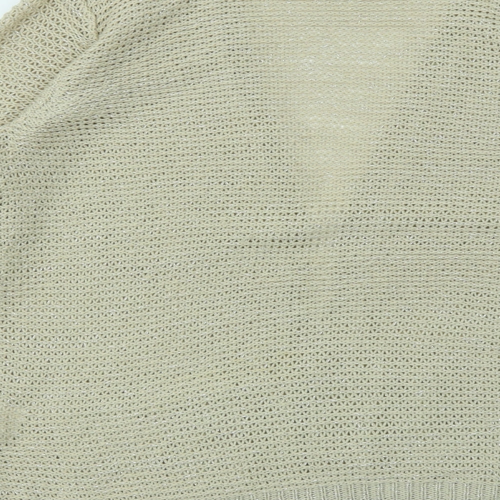 Womens UK Size 14 AKD A WEST Ivory Cardigan Jumper