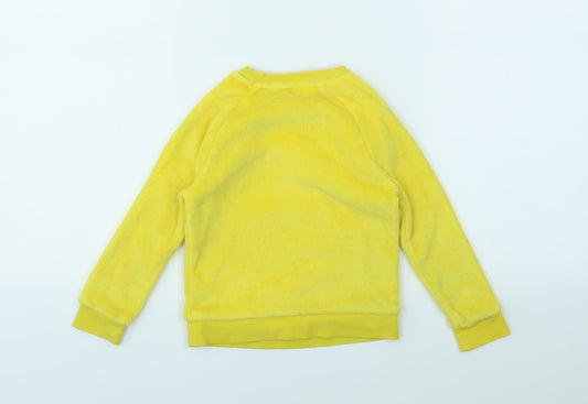 George Boys Yellow Pullover Jumper Size 2-3 Years
