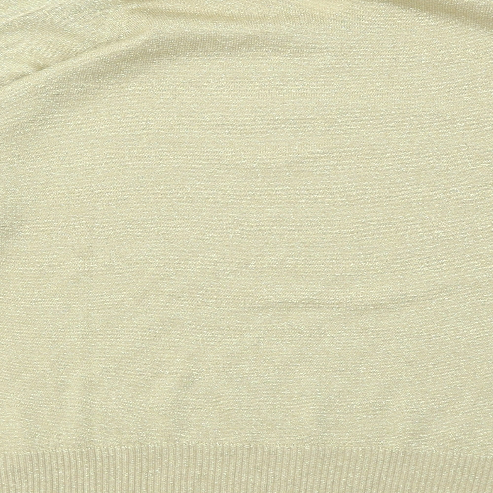 EWM Womens Gold Basic T-Shirt Size M