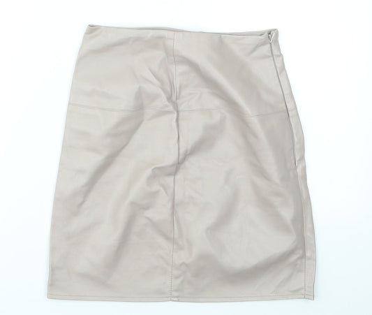 Missguided Womens Purple A-Line Skirt Size 4