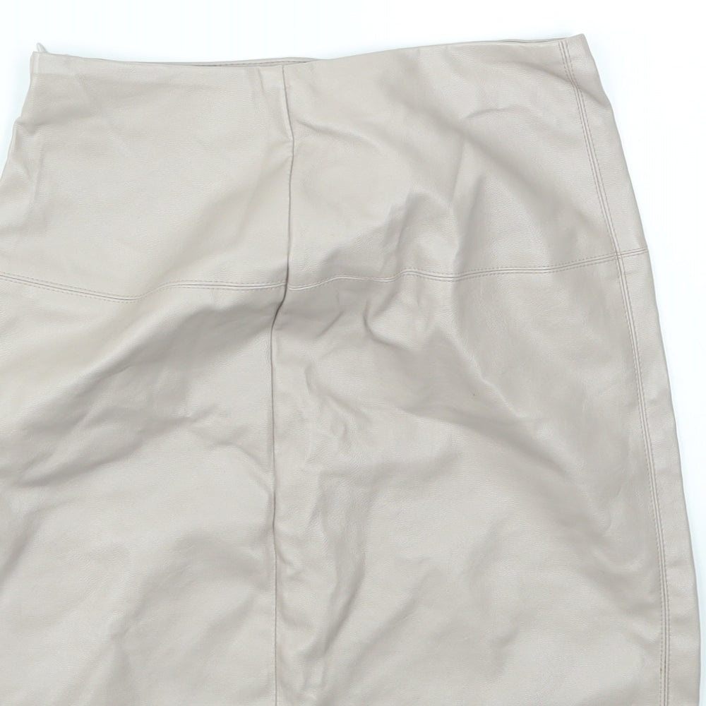 Missguided Womens Purple A-Line Skirt Size 4