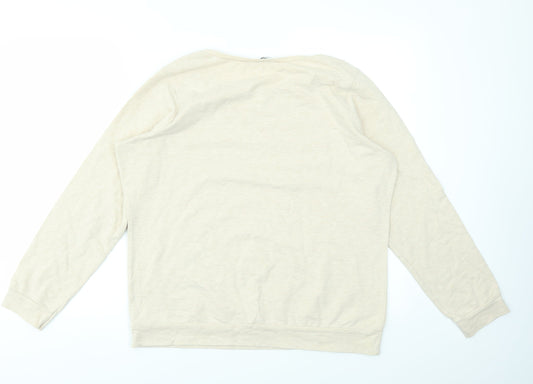 George Womens Ivory Pullover Jumper Size 14