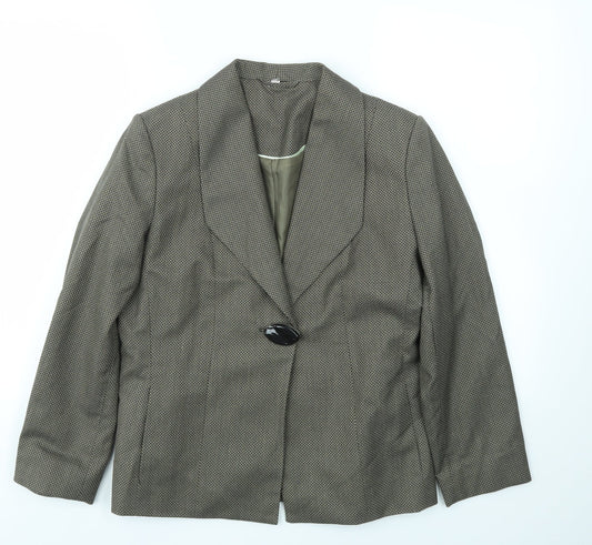 Womens UK Size 12 ANNA ROSE Regular Green Blazer