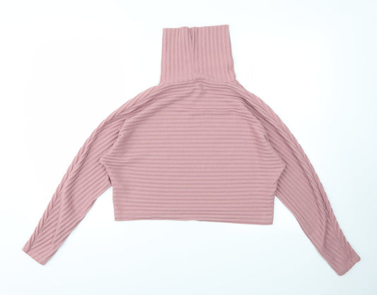 Womens UK Size S New Look Pink Pullover Jumper