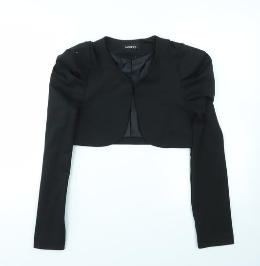 Womens UK Size 8 George Regular Black Blazer