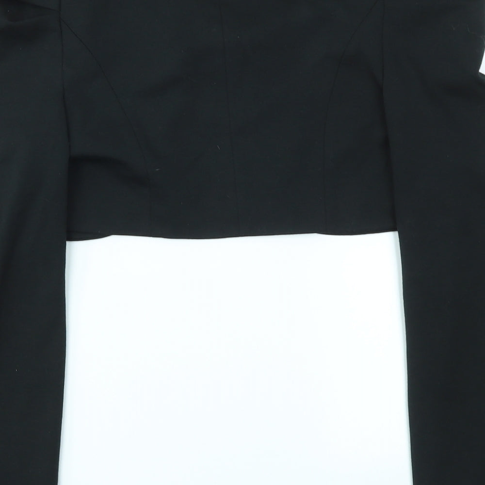 George Womens Black Jacket Blazer Size 8