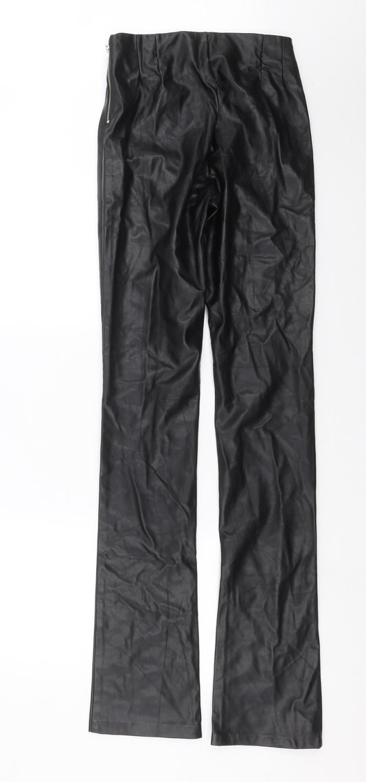Womens UK Size 26 in Preworn Regular Fit Black Trousers