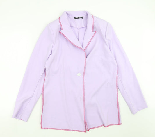 Womens UK Size L SheIn Purple Jacket