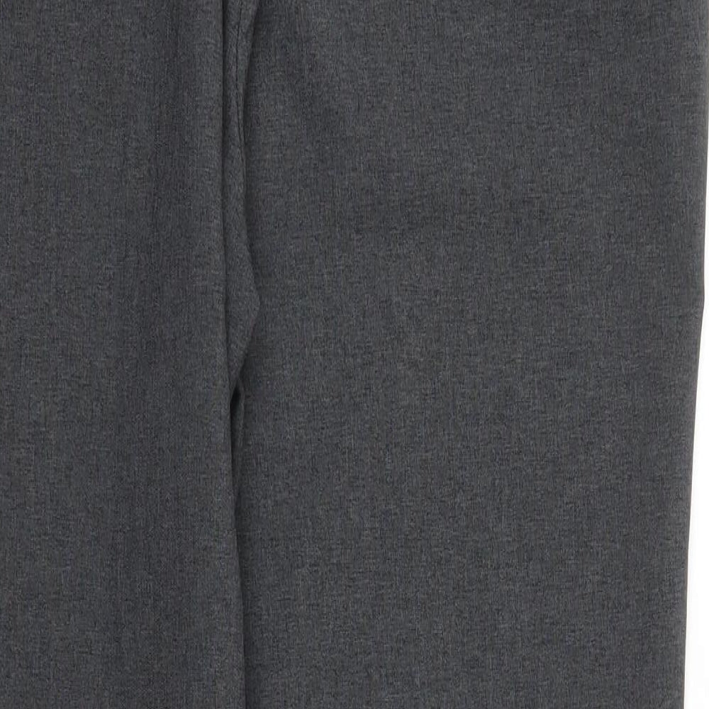 Womens UK Size 14 Preworn Regular Fit Grey Trousers