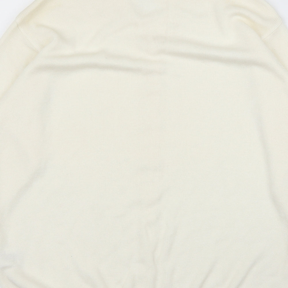 C&A Womens Ivory Cardigan Jumper Size M