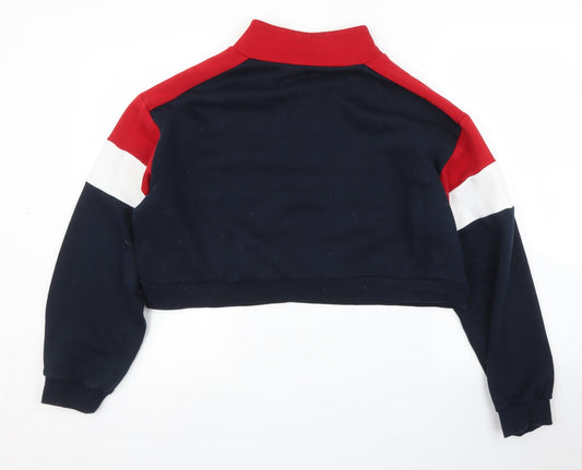 Womens UK Size M H&M Blue Pullover Jumper