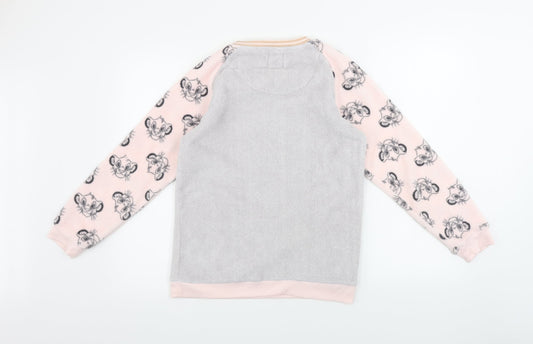 Disney Womens Grey Pullover Jumper Size XS - Lion King