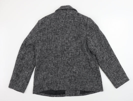 Anthology Womens Grey Jacket Coat Size 14