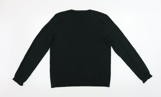 Womens UK Size 18 Warehouse Green Pullover Jumper