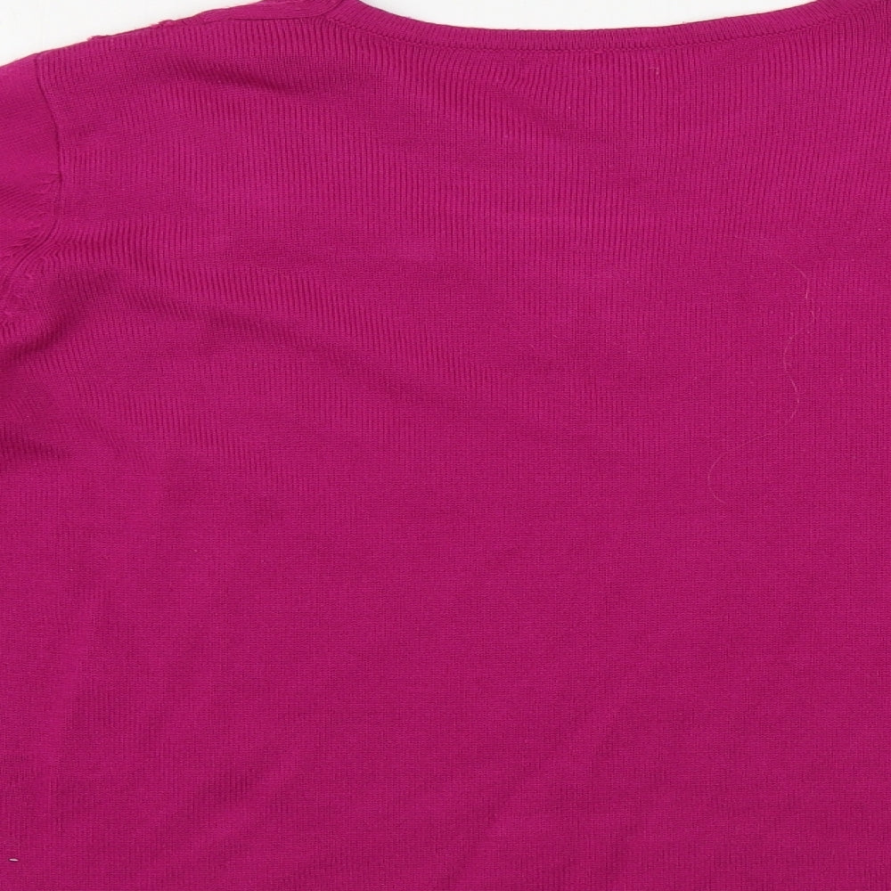 Womens UK Size M Fay Louise Purple Pullover Jumper
