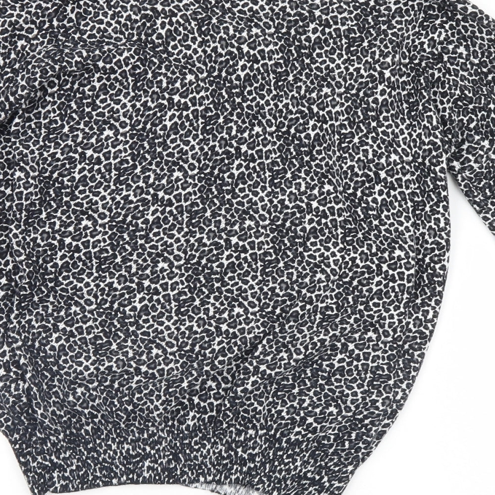 Womens UK Size 8 Atmosphere Grey Cardigan Jumper