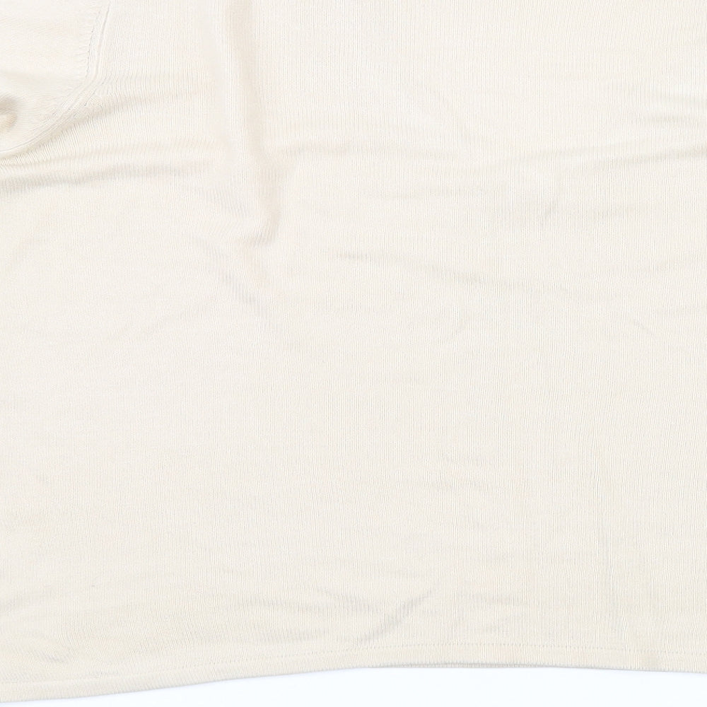 Womens UK Size 18 Dorothy Perkins Beige Pullover Jumper
