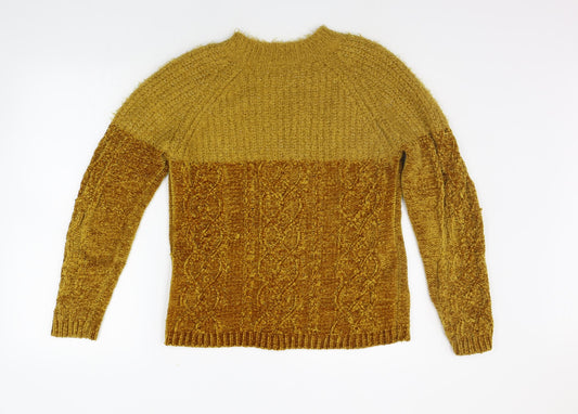 Matalan Womens Yellow Pullover Jumper Size S