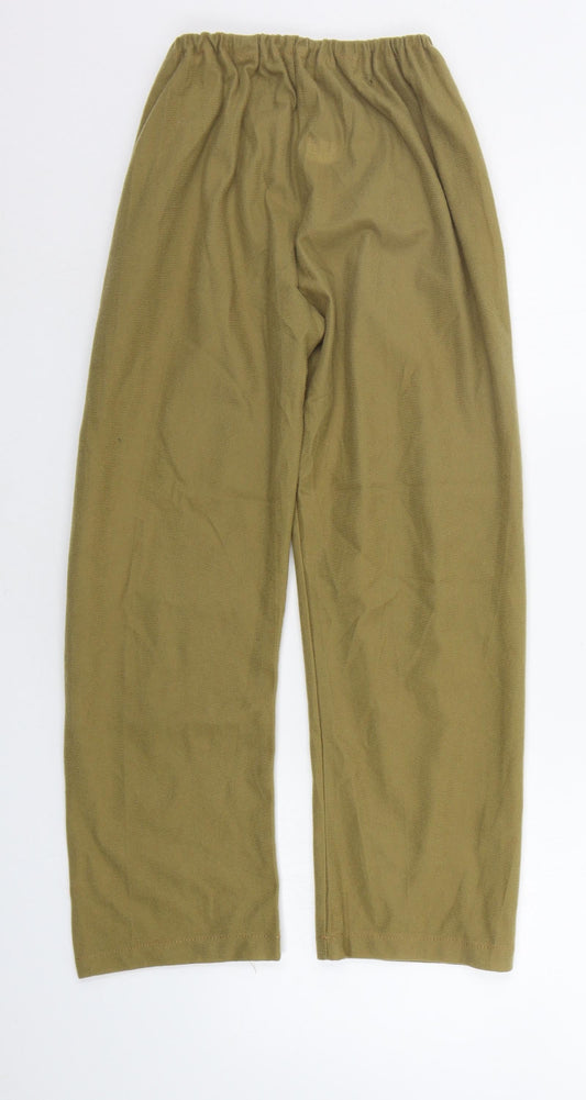 Preworn Girls Beige Jogger Trousers Size XL