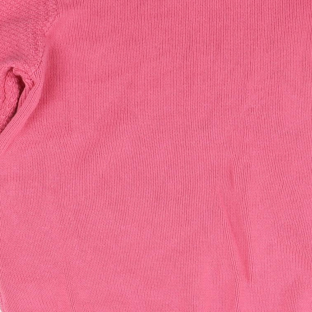 EWM Womens Pink Pullover Jumper Size M