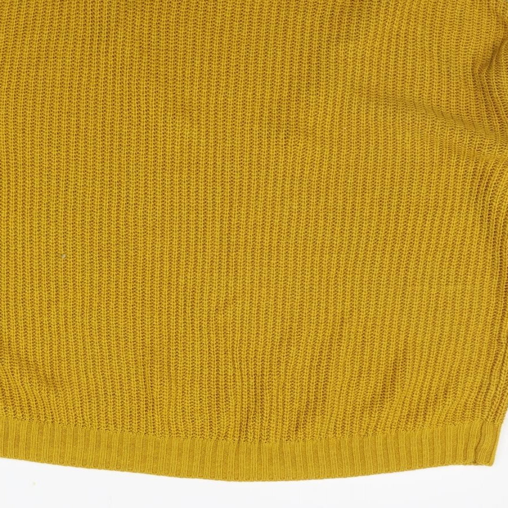 Primark Womens Yellow Pullover Jumper Size M