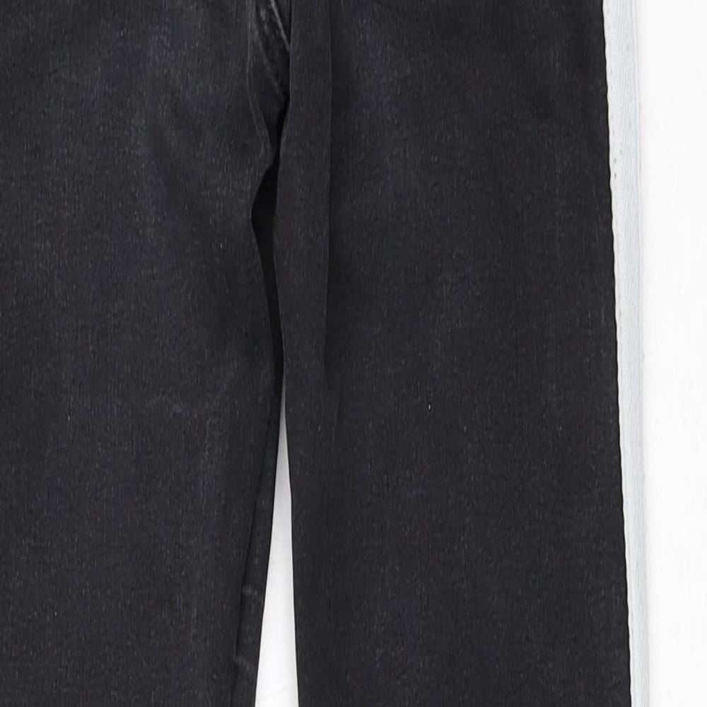 Womens UK Size 27 in Preworn Regular Fit Skinny Black Jeans