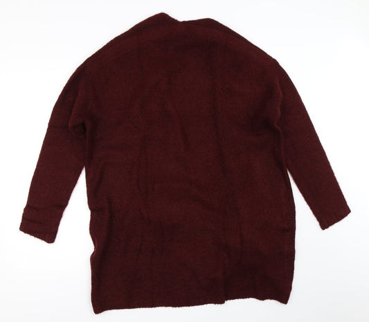 Avenue Womens Red Cardigan Jumper Size 8