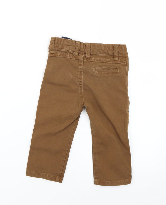 nanica Baby Brown Cropped Jeans Size 9-12 Months
