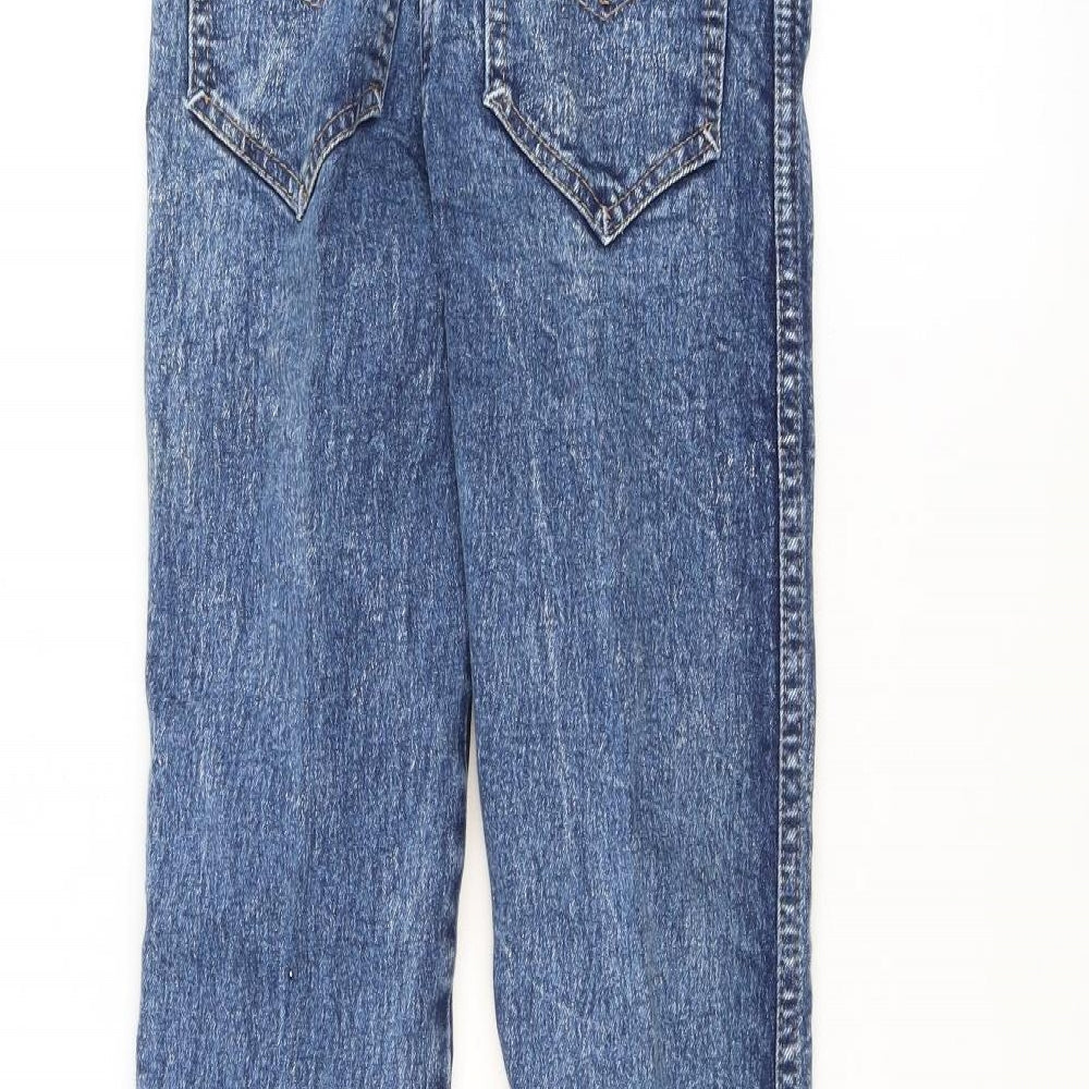 Womens UK Size 24 in Preworn Regular Fit Skinny Blue Jeans