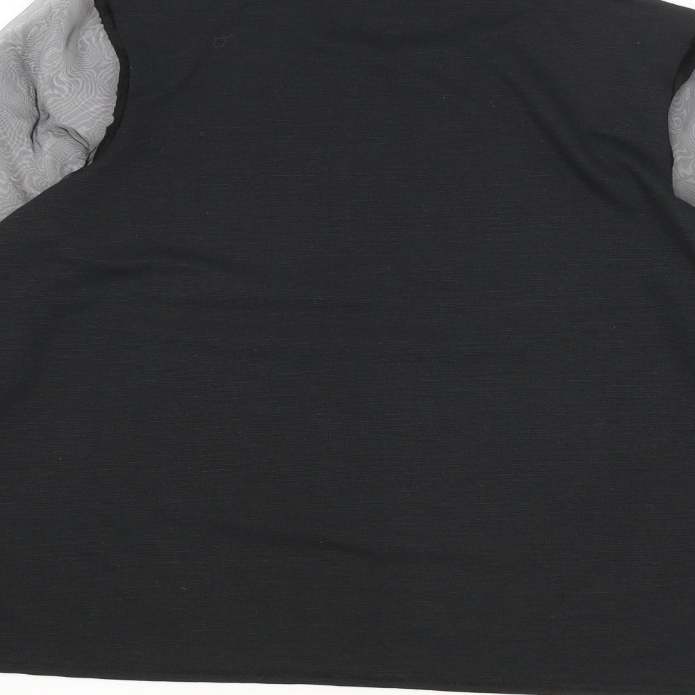 Womens UK Size 6 Boohoo Black Pullover Jumper