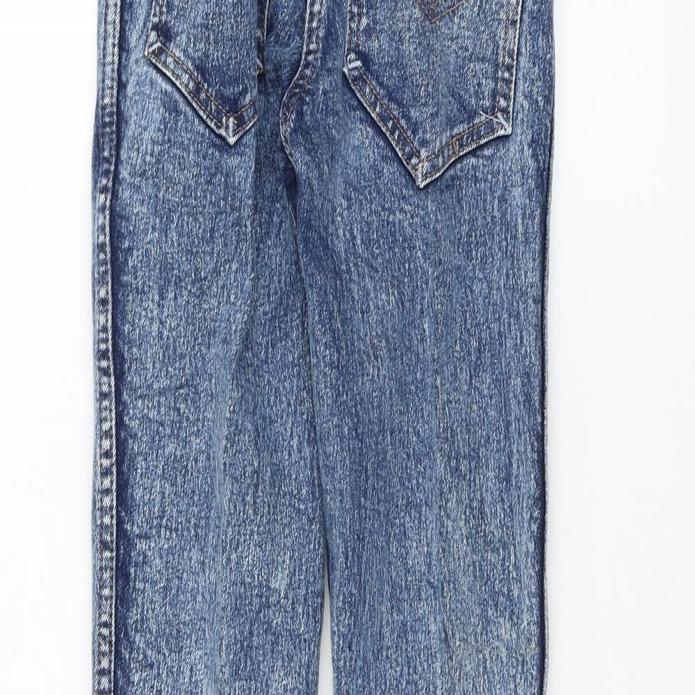 Womens UK Size 24 in Preworn Regular Fit Skinny Blue Jeans