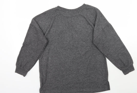 Primark Womens Grey Pullover Jumper Size L