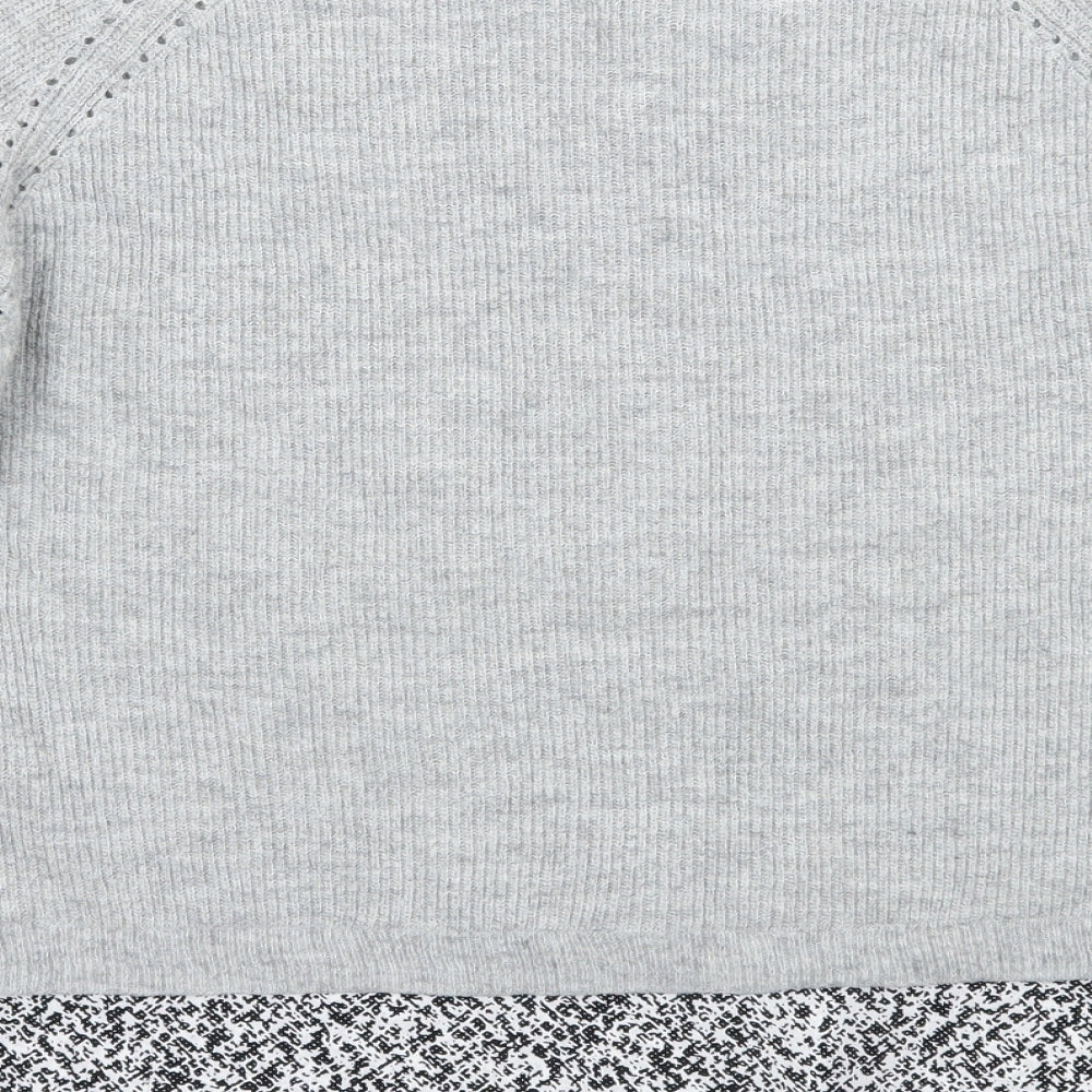 Womens UK Size 12 Marks and Spencer Grey Pullover Jumper